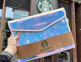海外　レア　韓国　スターバックス　非売品　GALAXY   レザー　デスクパッド TW-samsung-starbucks-galaxy-